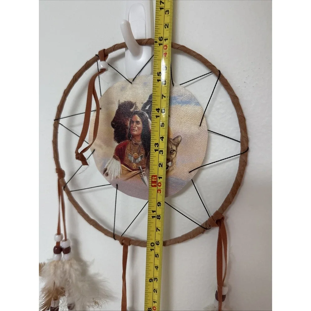 Dream Catcher Wall Hanging Native American Indian Feathers Boho Southwestern